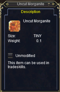 Uncut Morganite